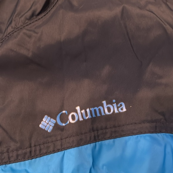 Youth Columbia Blue and Black Hooded Jacket - Picture 2 of 5